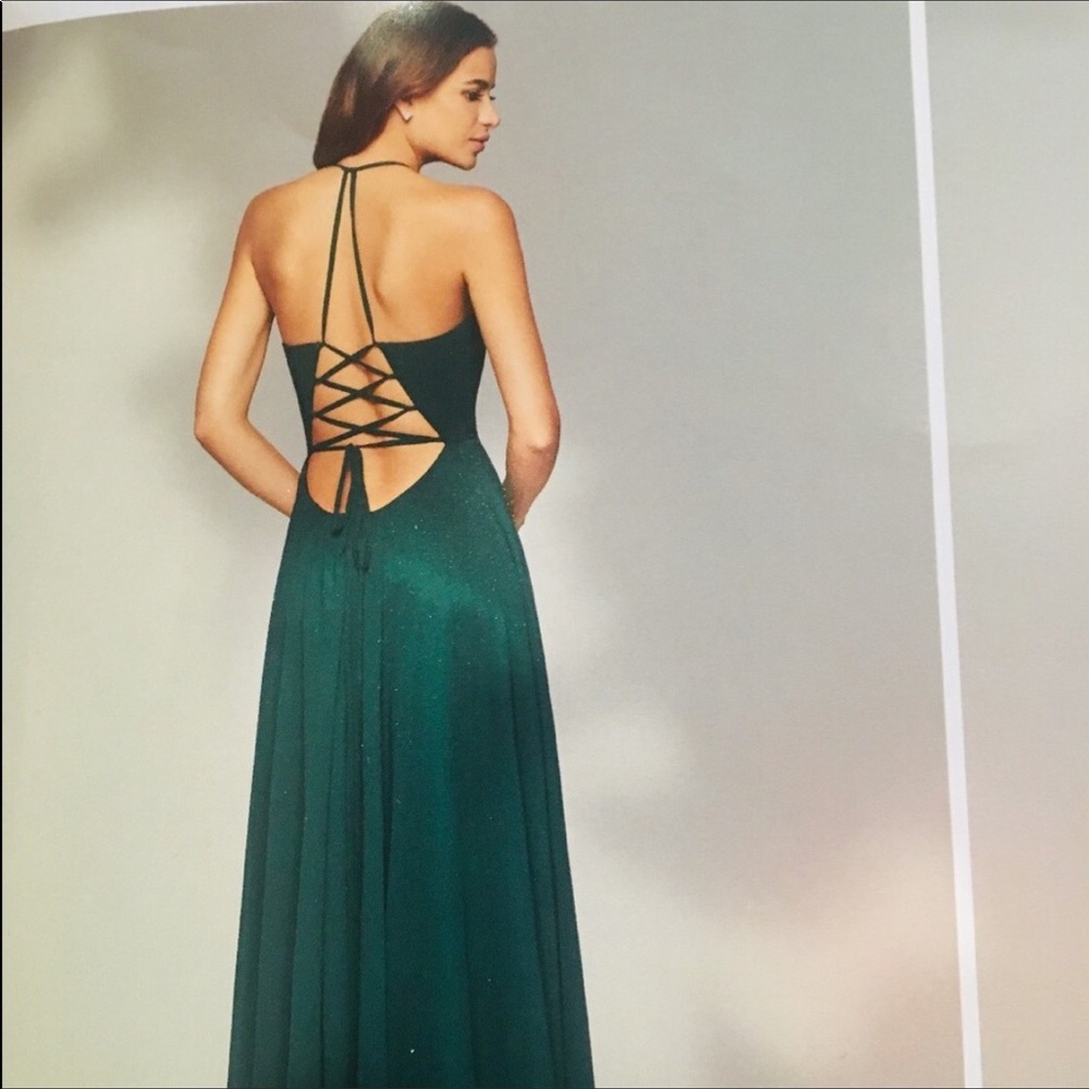 Formal Faviana dress hunter green size 12